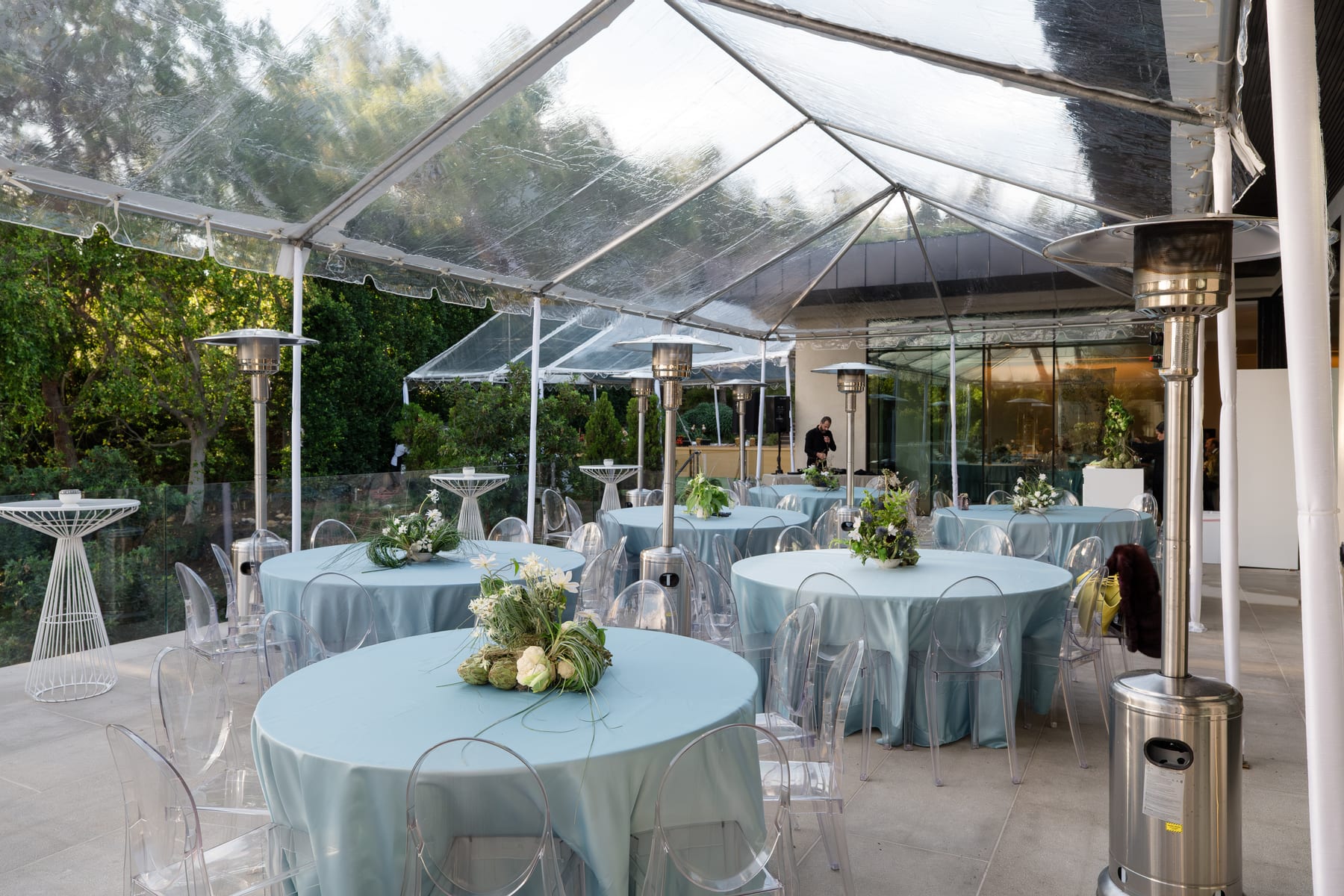 Glasshouse reception wide