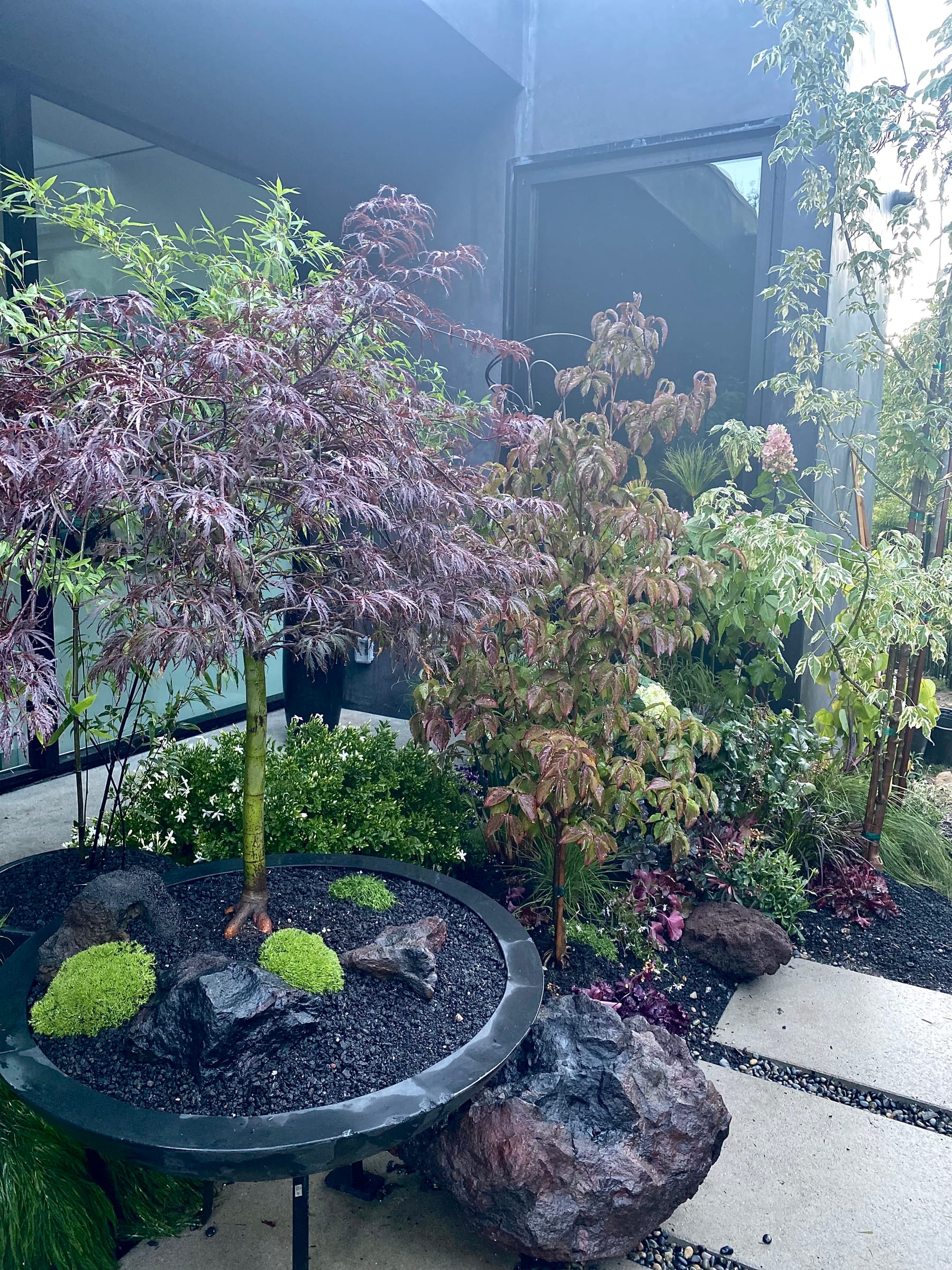 Ornamental tree container